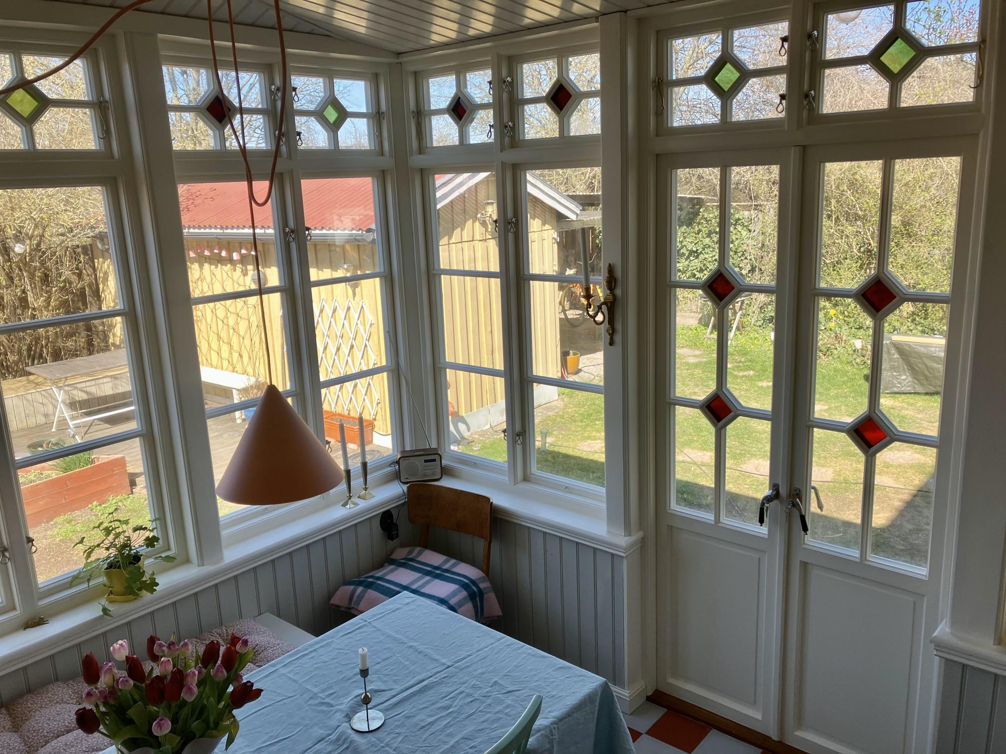 Veranda från insida.