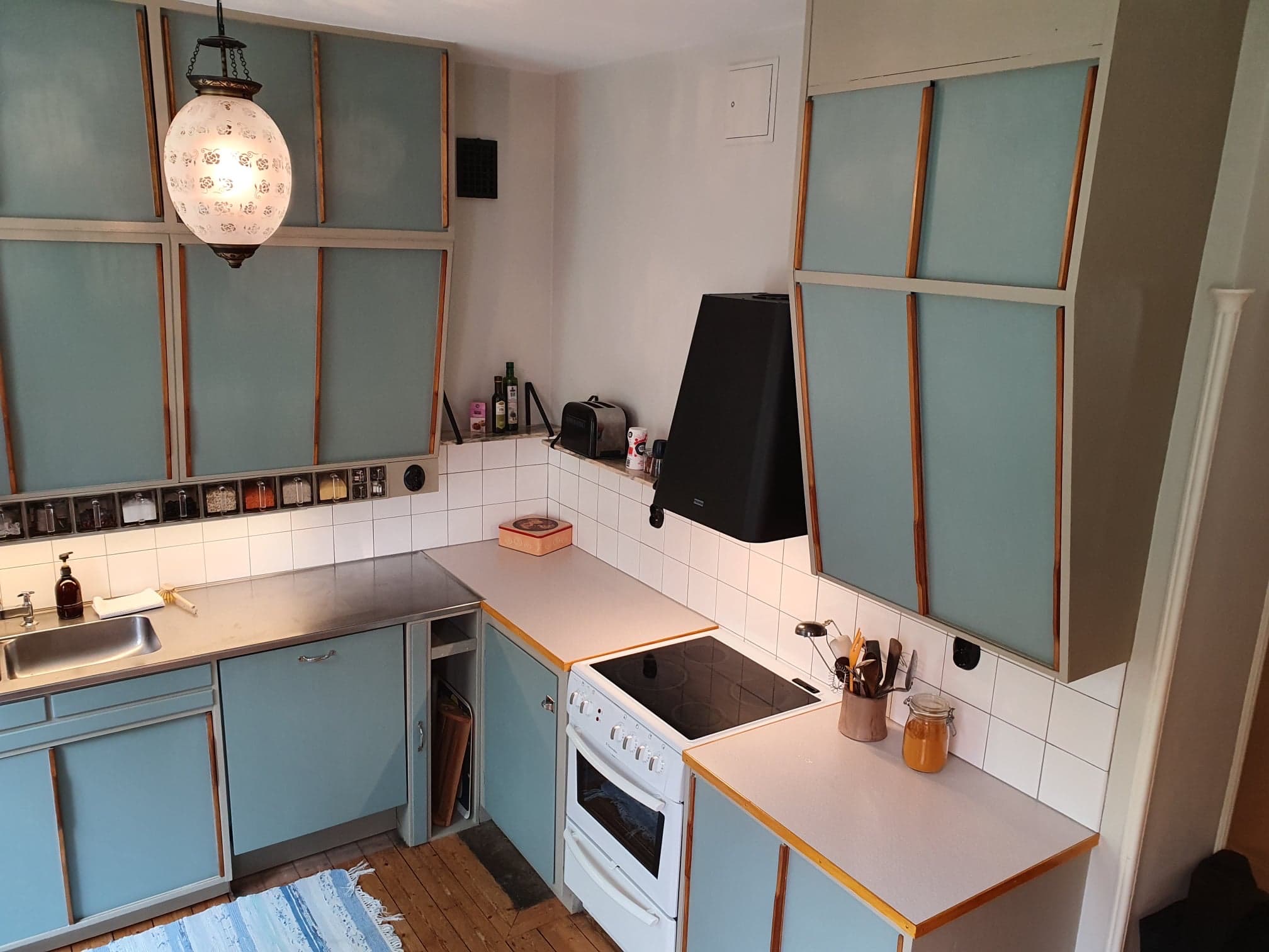 Renoverat kök från 40-talet.